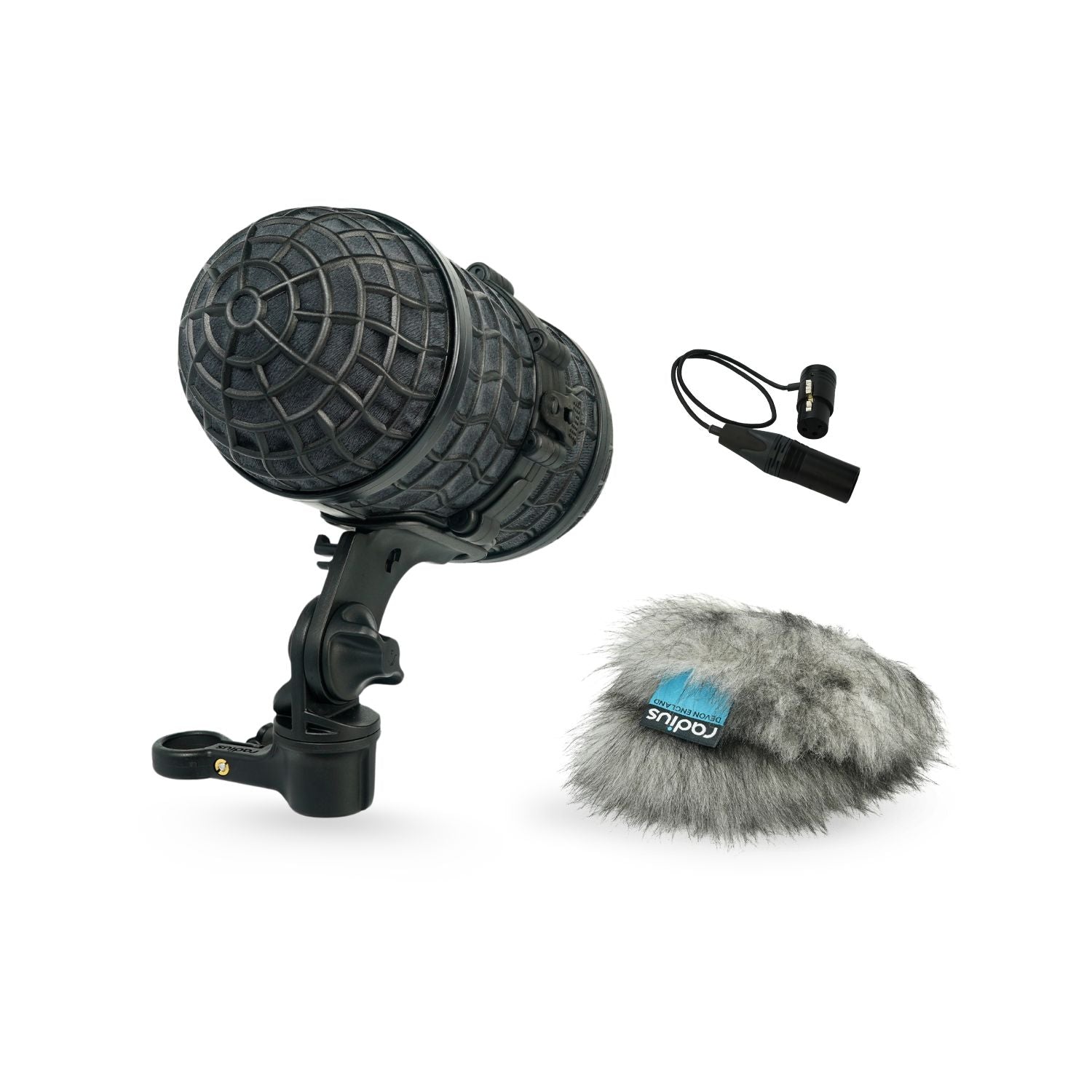 Microphone shockmount and windshield