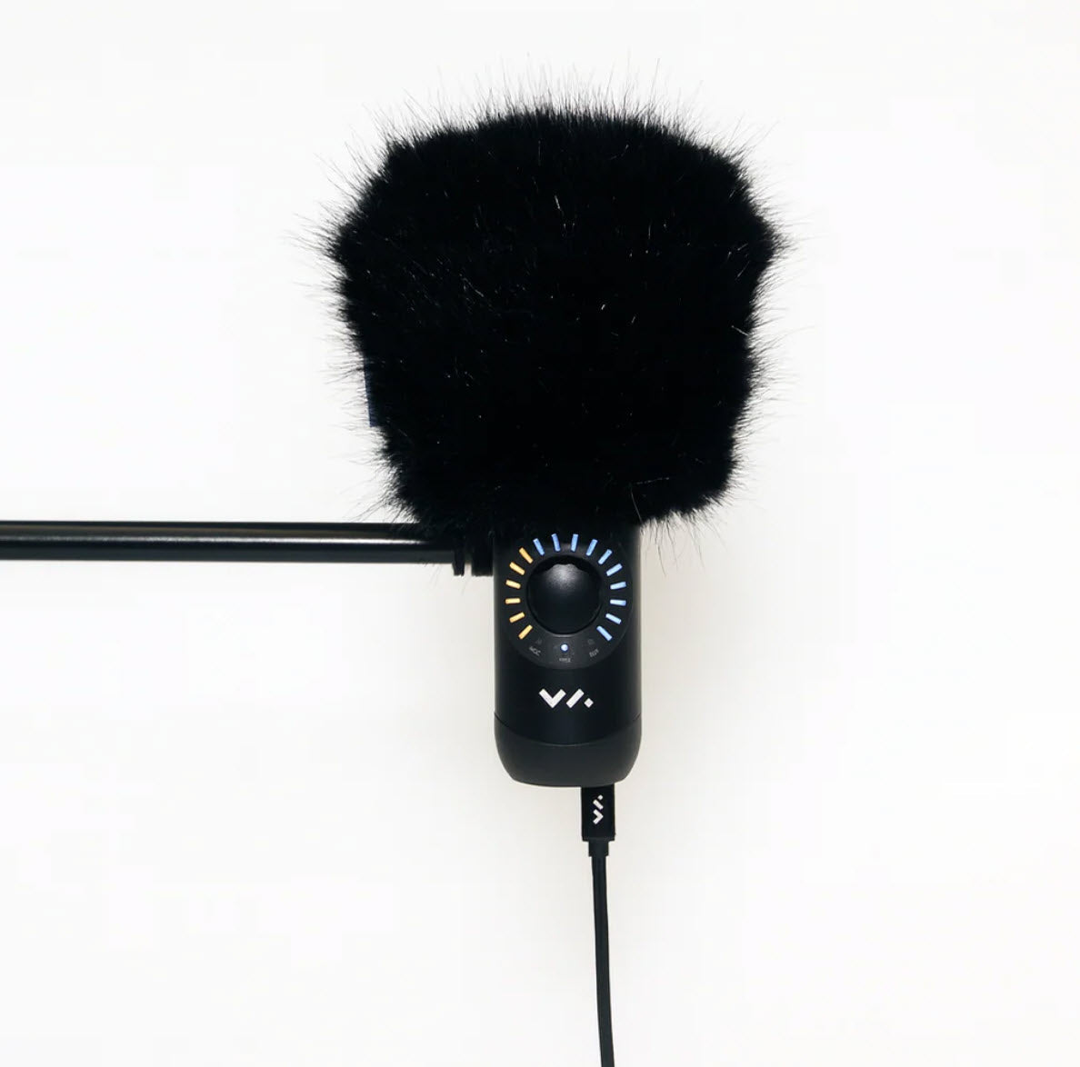 Mini Windcover for Voyage Audio Spatial Mic, Black Fur