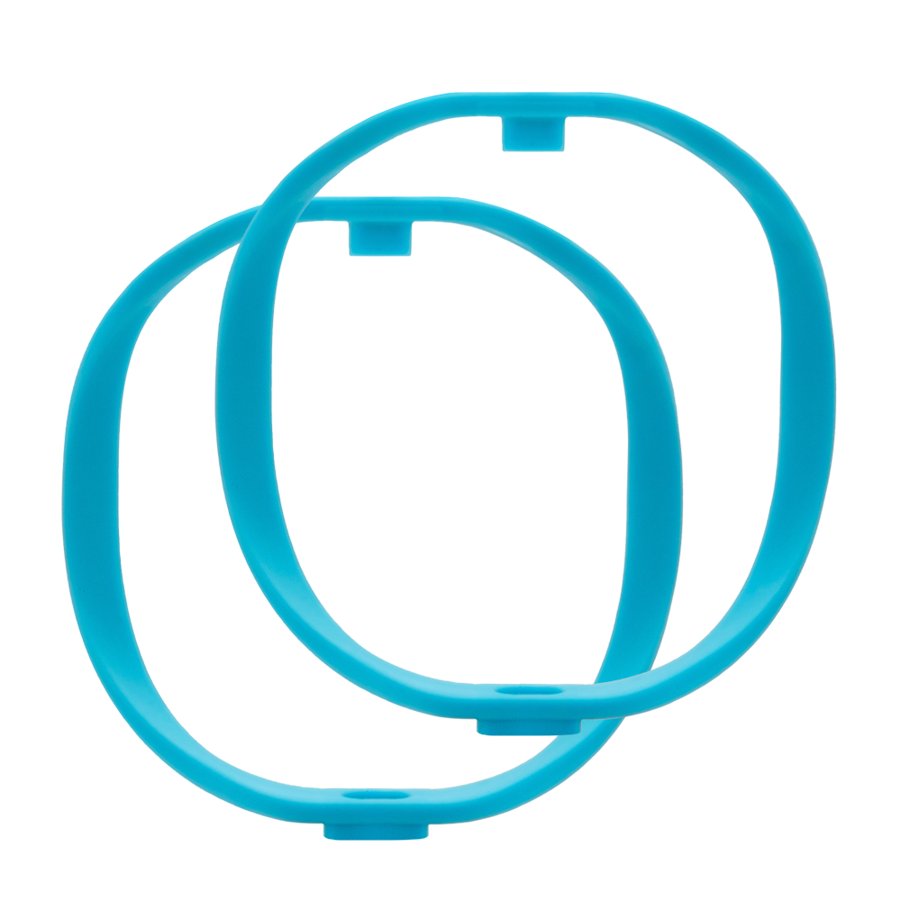 Pair of RAD-1 Hoops, Soft Firmness (Light Blue - Hoops Only)