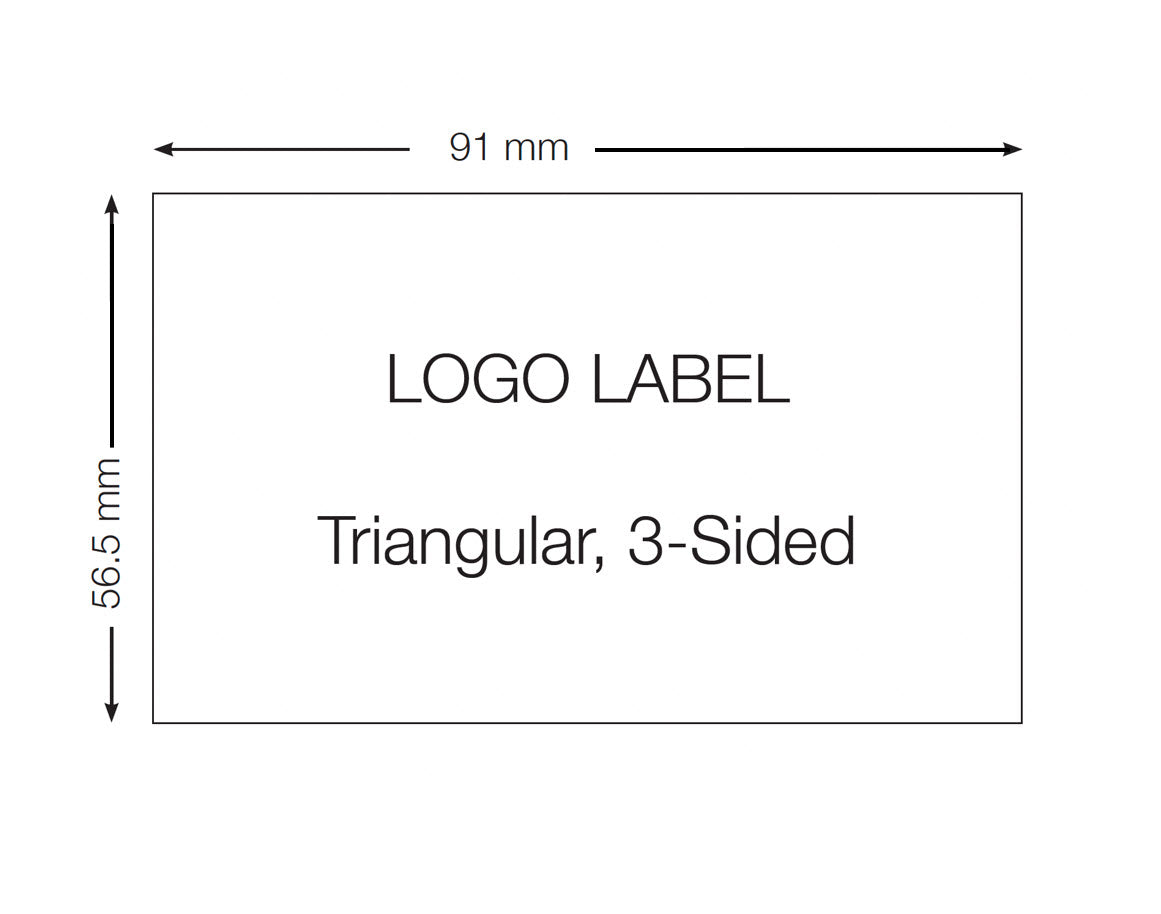 Triangle Mic Flag, White