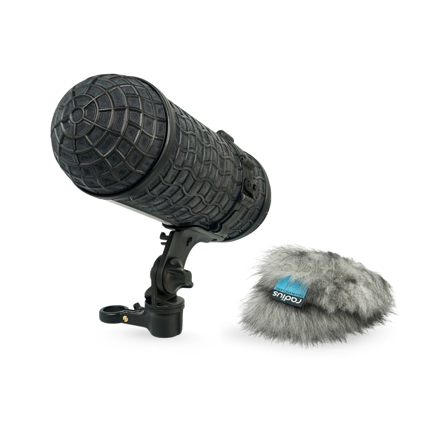 Microphone shockmount and windshield kit