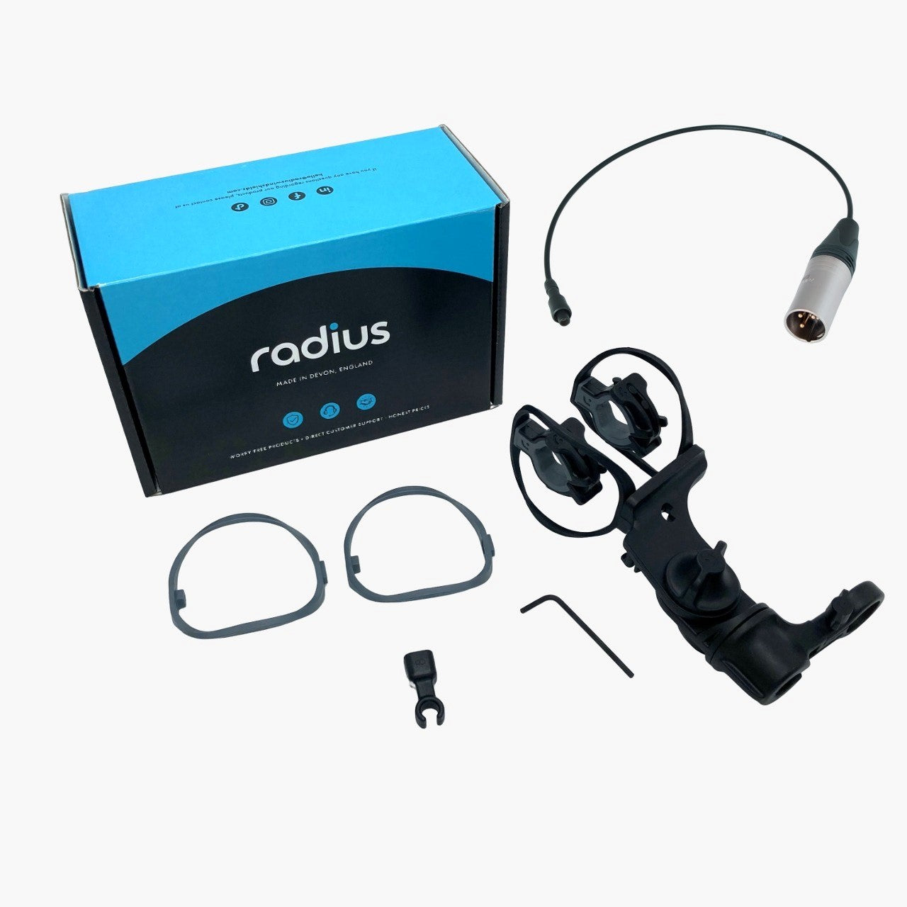 RAD-1 Shock Mount, CCM/CMC1L Edition w/ Lemo-XLR Cable