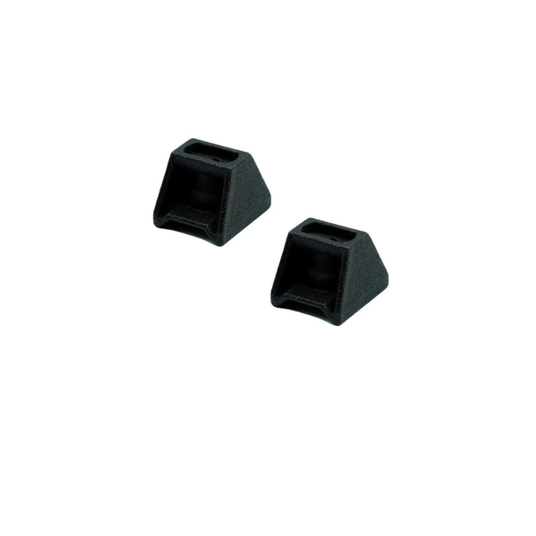 Radius Rad hoop adaptors designed to interface with a Rode Blimp system.