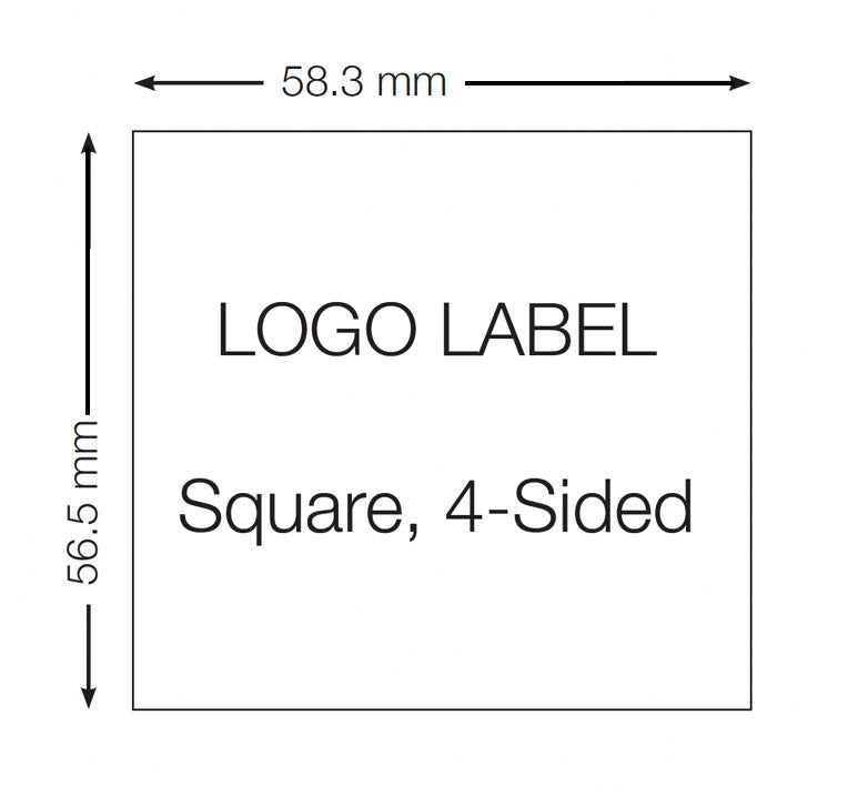 Square Mic Flag, White