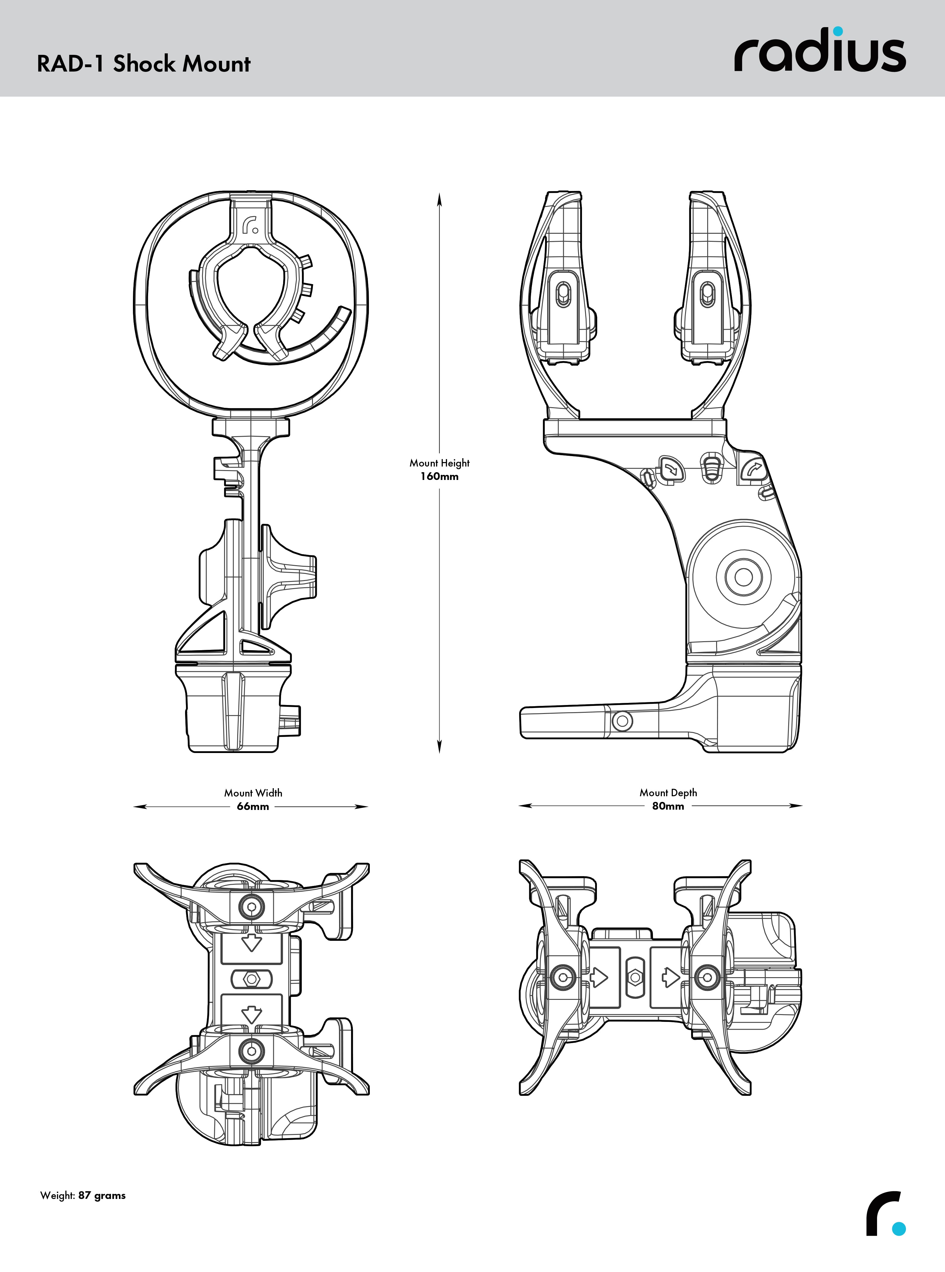RAD-1 Shock-Mount